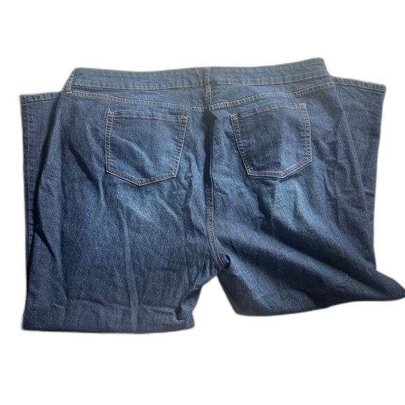 Torrid Denim Women’s Skinny Jeans – Plus Size 24 Short | Classic Dark Wash Blue - Picture 3 of 11